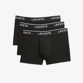 Lacoste Pack Of 3 Casual Black Trunks