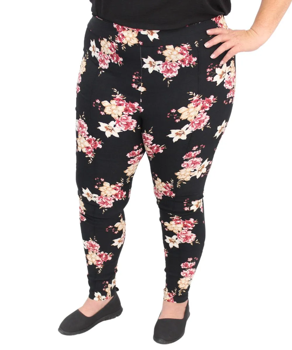 Ladies Printed Bengaline Pants