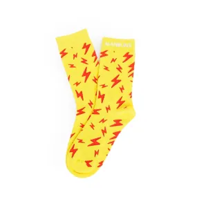 Lightning Bolt Unisex Novelty Crew Socks