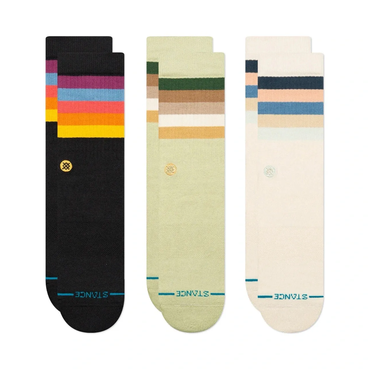 Maliboo Crew Socks 3 Pack