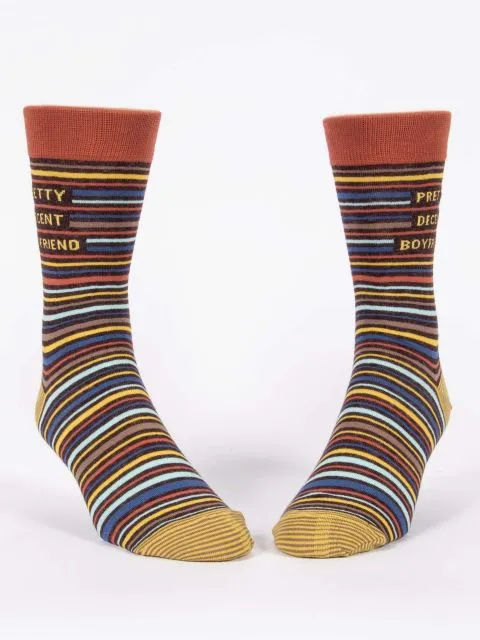 Men’s Pretty Decent Boyfriend Crew Socks