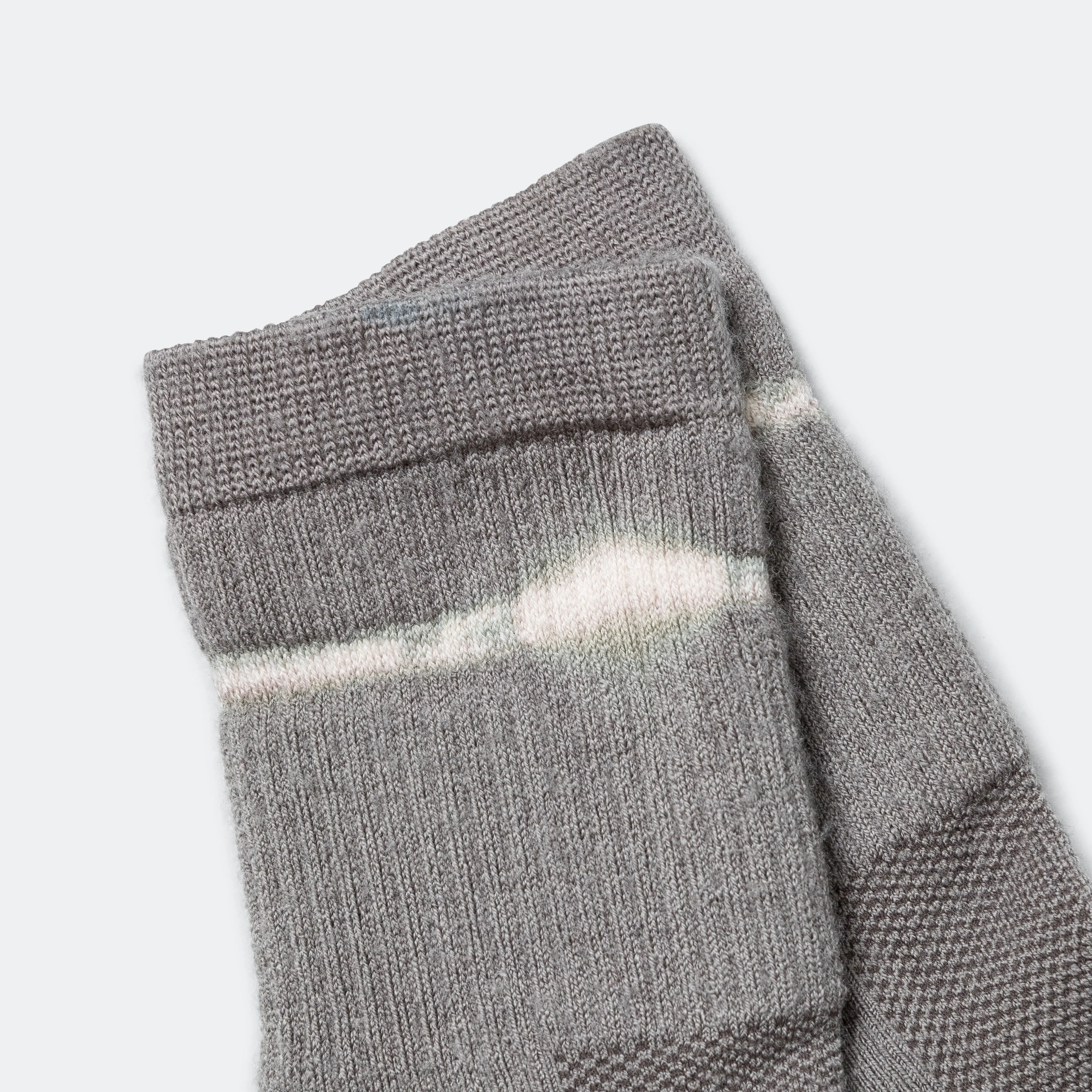 Merino Tube Socks - Morel Tie-Dye