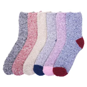 MOPAS LADIES PLUSH SOFT SOCKS (30301_MARLED)