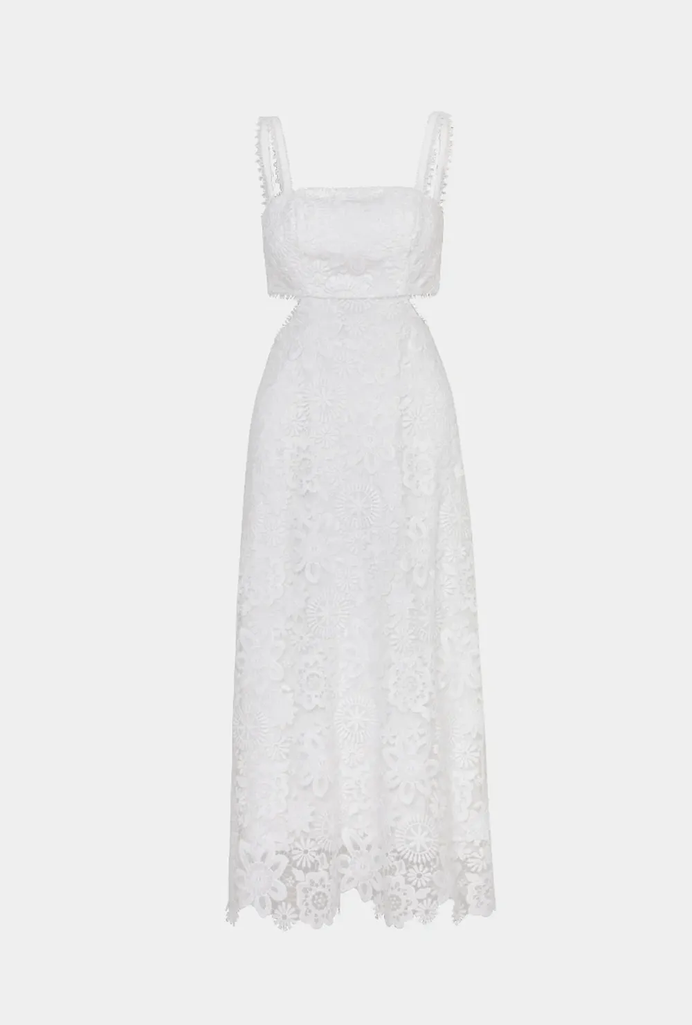 MOSS MAXI DRESS WHITE