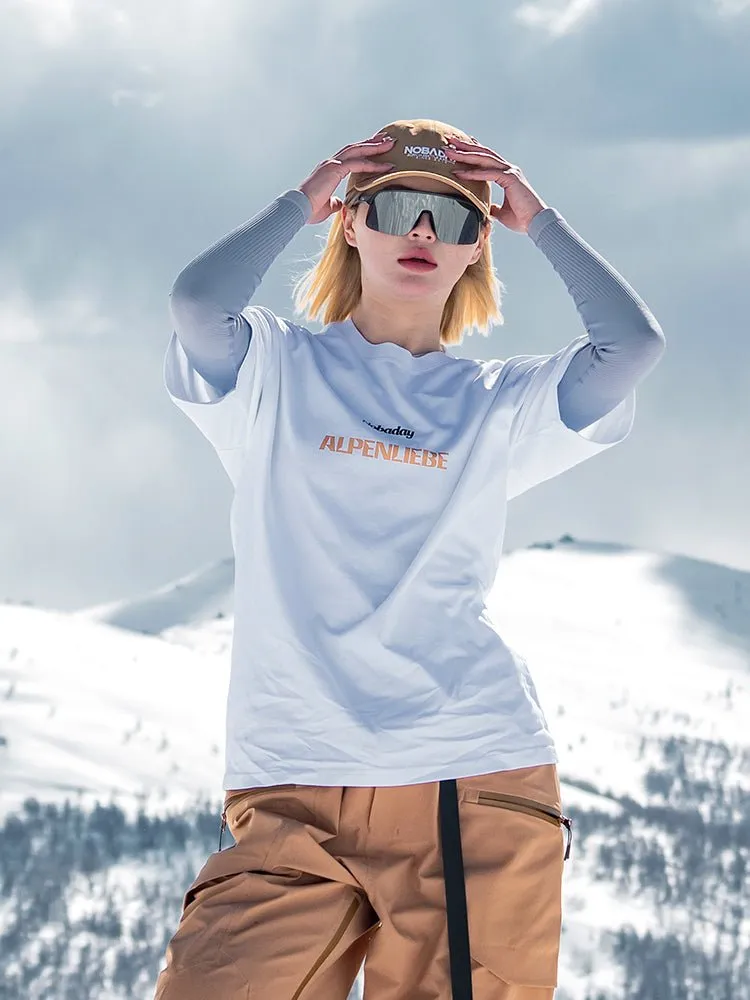 NOBADAY T-BOX ANIMALS SNOWBOARDING OUTDOOR T-SHIRT