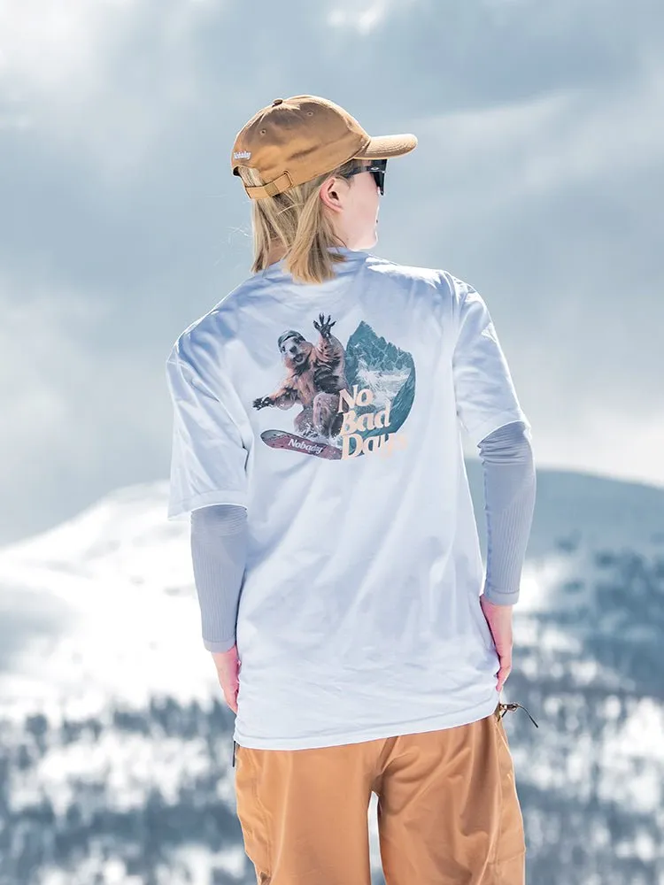 NOBADAY T-BOX ANIMALS SNOWBOARDING OUTDOOR T-SHIRT