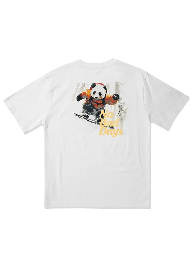 NOBADAY T-BOX ANIMALS SNOWBOARDING OUTDOOR T-SHIRT