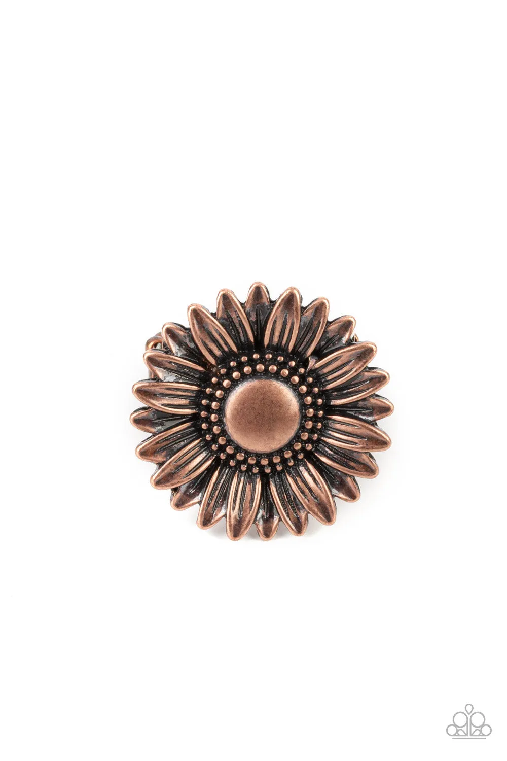 Paparazzi Floral Farmstead Fashion - Copper Floral Ring