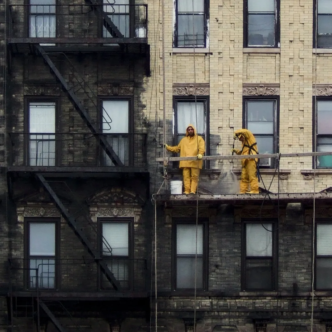 Power Washing at 188 Suffolk Street