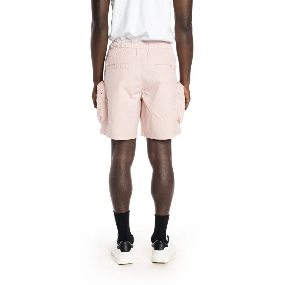 Printed Utility Fashion Shorts - Pale Pink