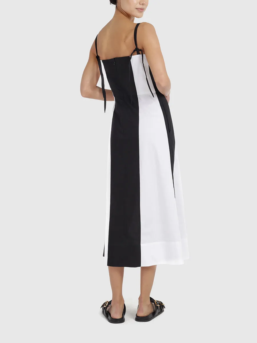 RAQUEL OROZCO Samantha Dress - Black and White