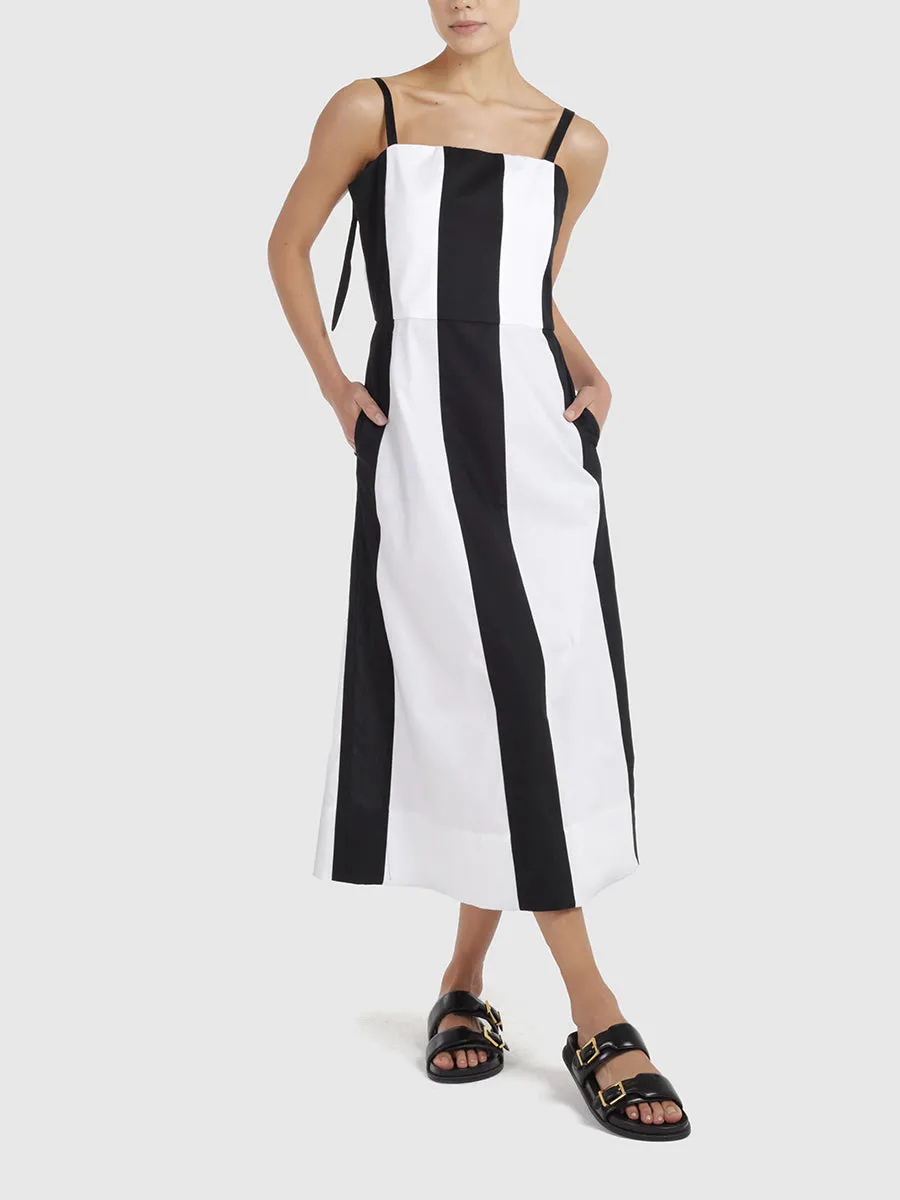 RAQUEL OROZCO Samantha Dress - Black and White