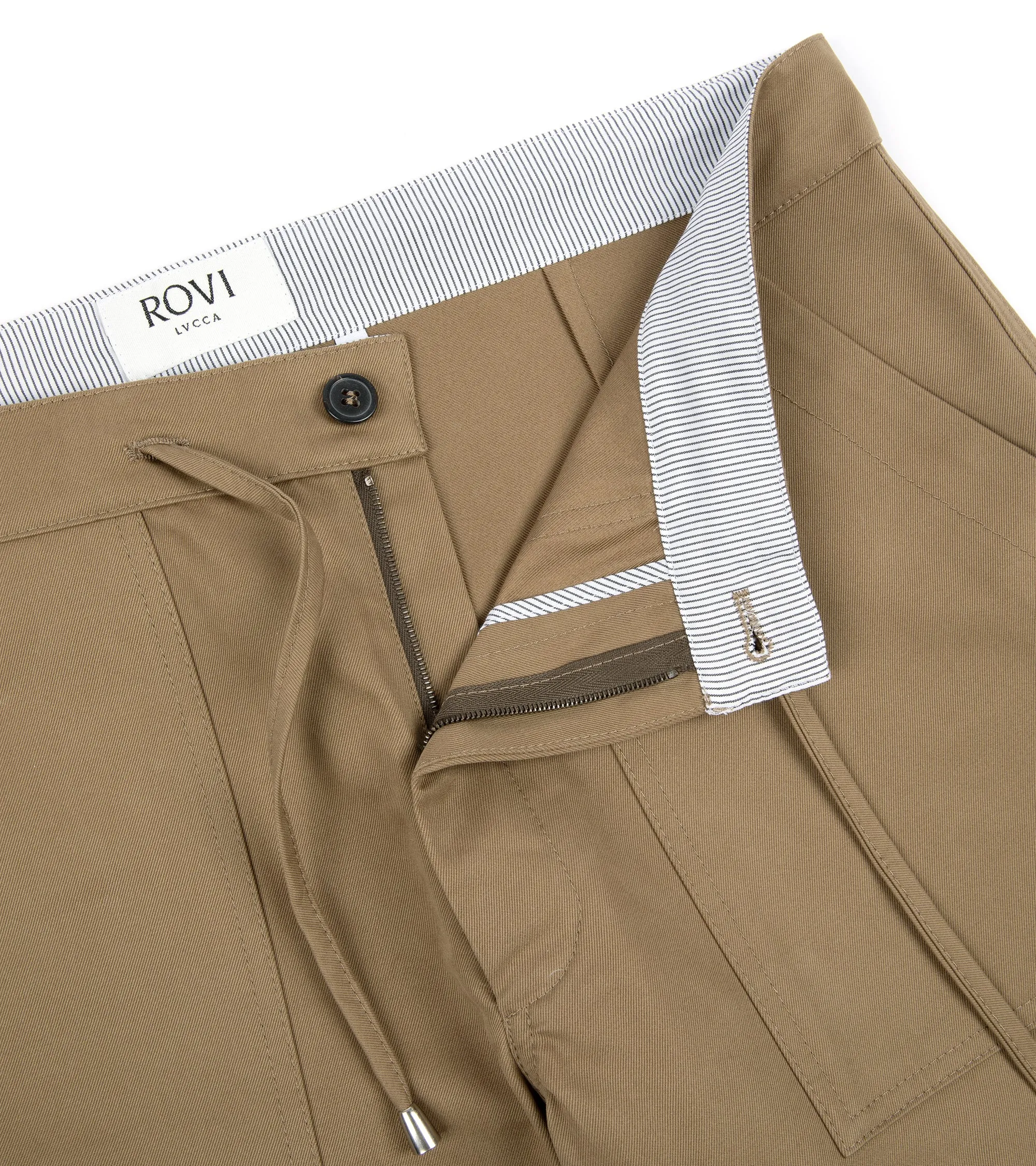 Rovi Lucca Cotton Twill Garden Pants: Drab