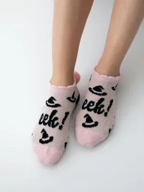 Shiraleah "Eek!" Home Socks, Blush