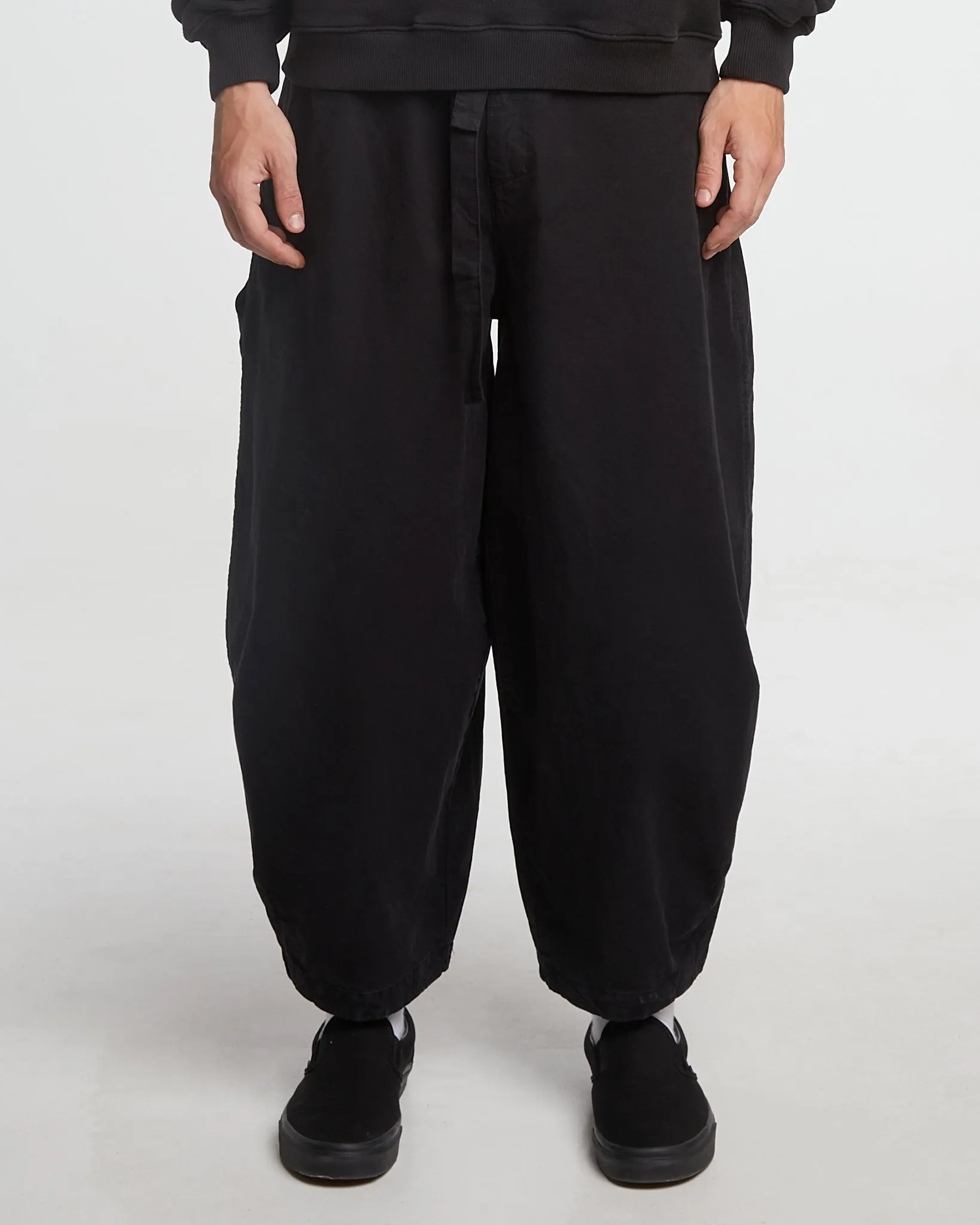 Sultan Pants Cotton Linen Black