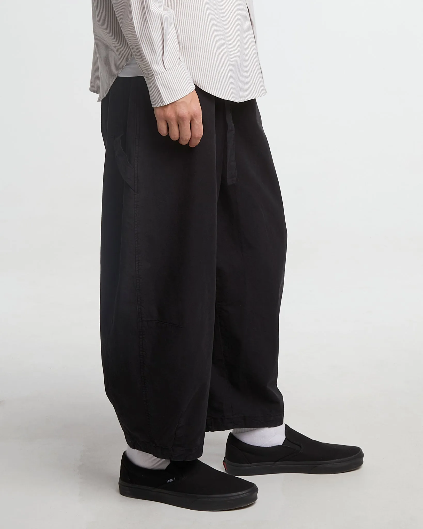 Sultan Pants Cotton Linen Black