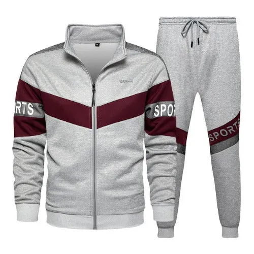 Sweatsuit Style Tracksuit - White