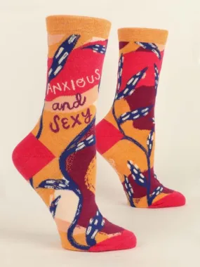 Women’s Anxious and Sexy Crew Socks