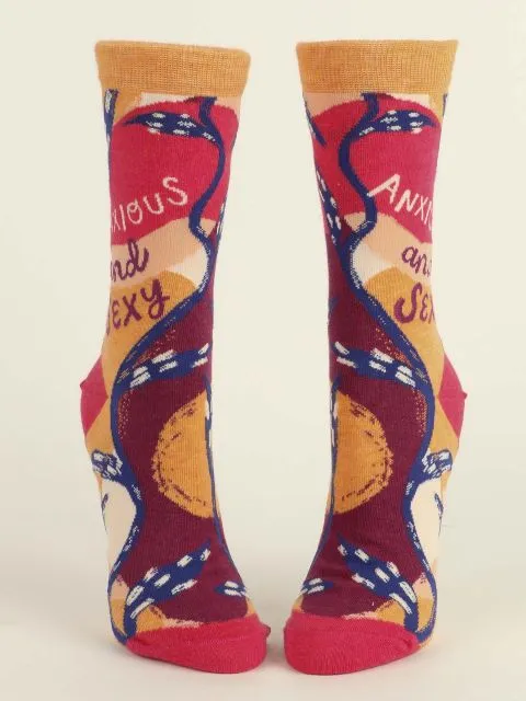 Women’s Anxious and Sexy Crew Socks