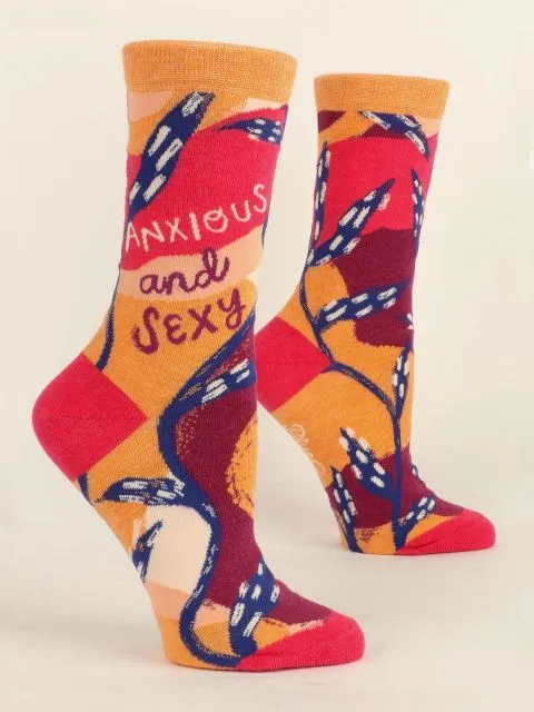 Women’s Anxious and Sexy Crew Socks